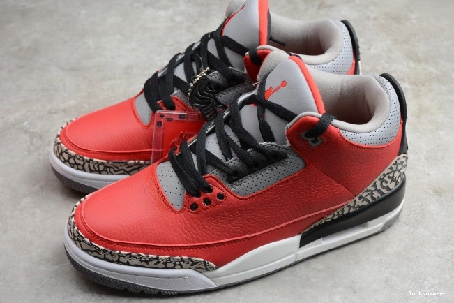 Rep LUCY Jordan Air 3 Cement Red CK5692-600 0801